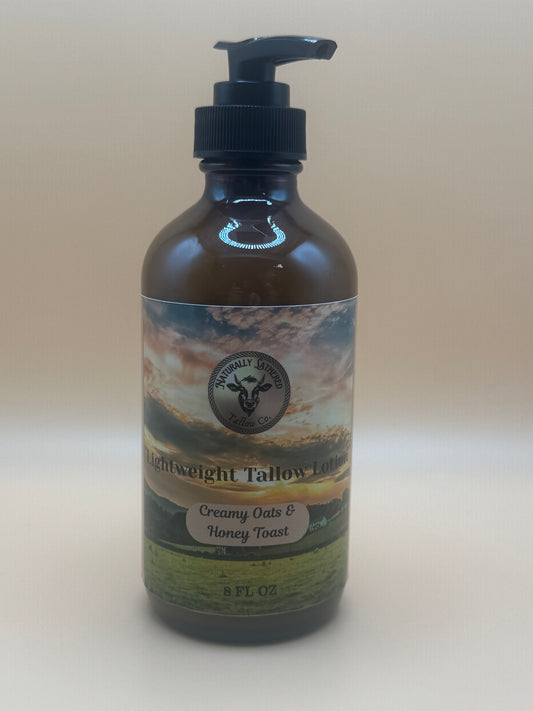 Creamy Oats and Honey Toast Lightweight Tallow Lotion