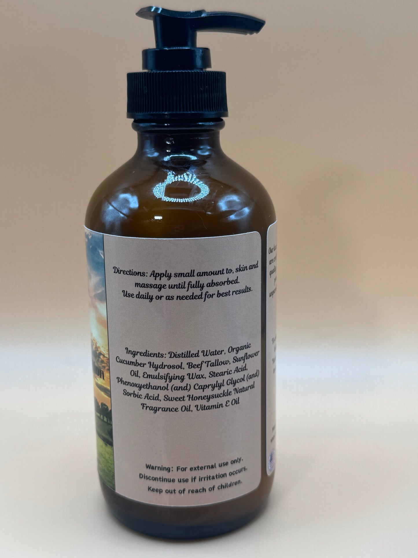 Sweet Honeysuckle Lightweight Tallow Lotion