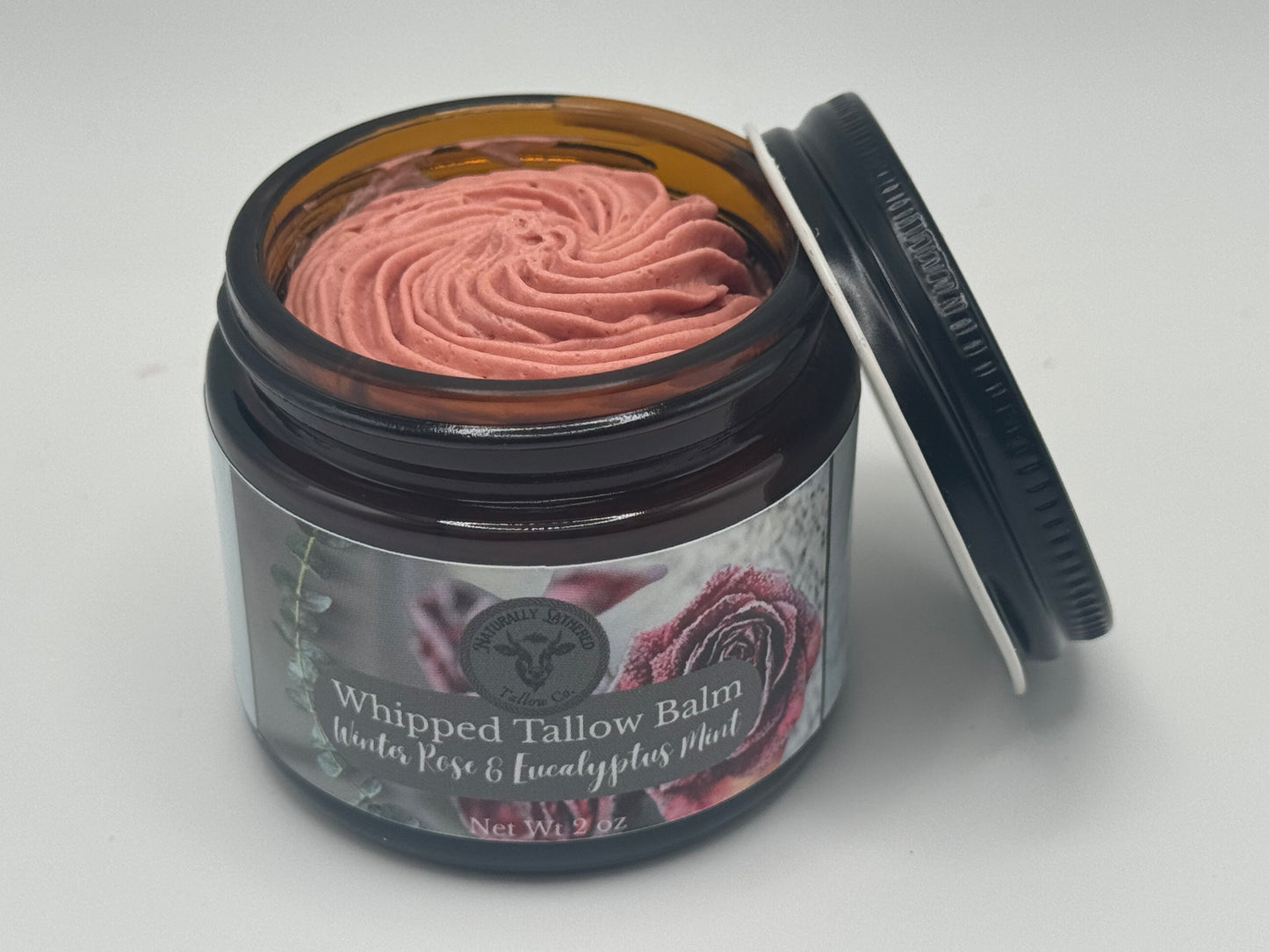 Winter Rose & Eucalyptus Mint Whipped Tallow Balm